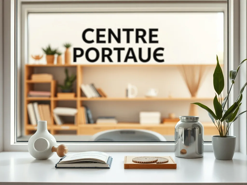 Façade d'un campus de formation en périphérie de Poitiers, parking au premier plan, panneau d'entrée visible sous un ciel