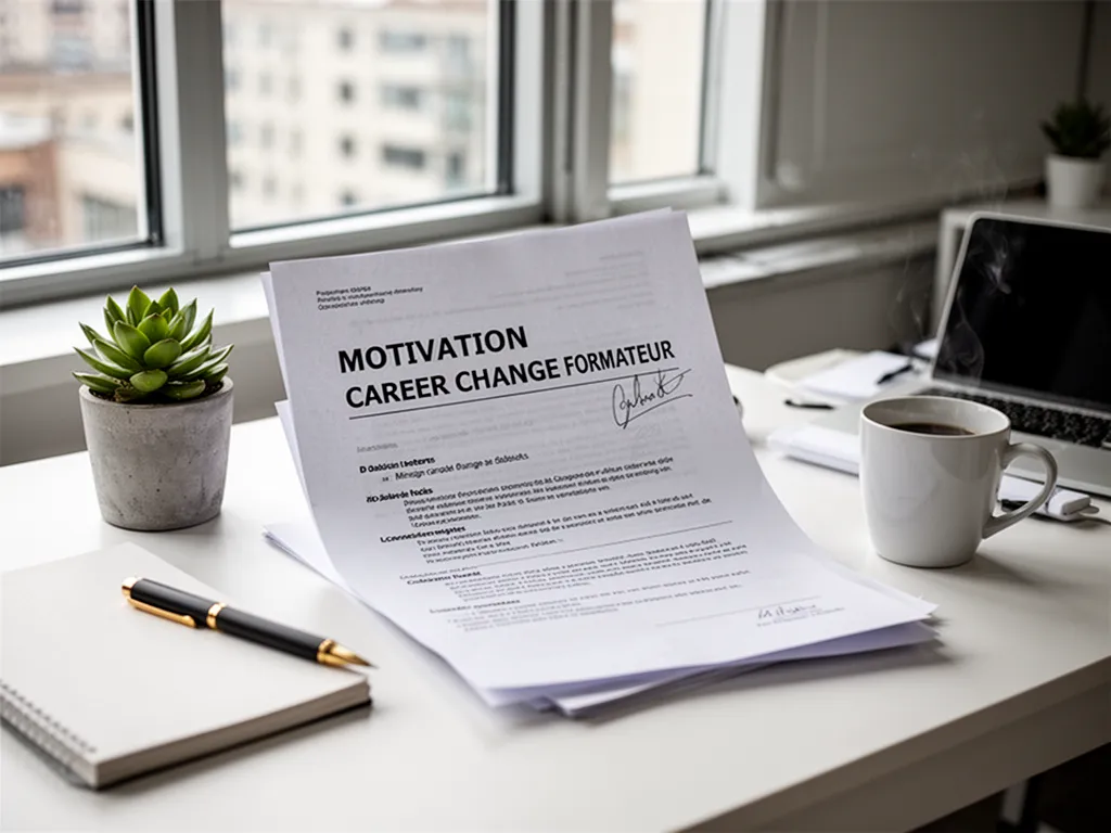 Bureau d'un formateur avec un cahier de préparation pédagogique ouvert et un ordinateur portable affichant un support de