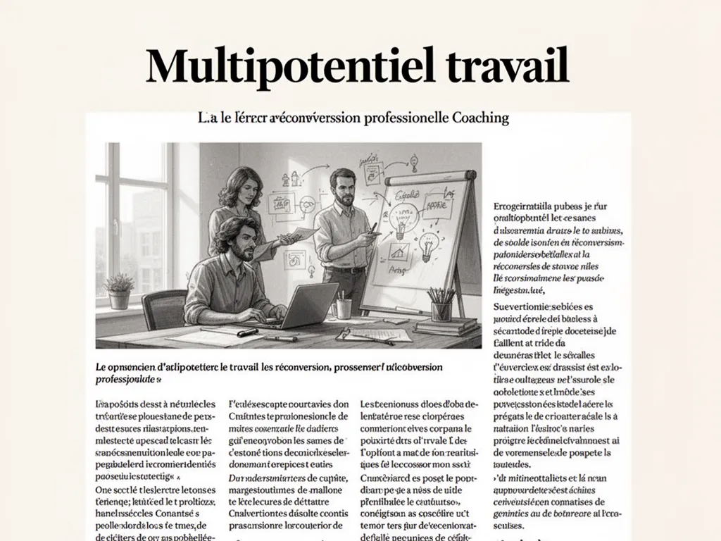 Multipotentiel au travail : capitaliser sans quitter