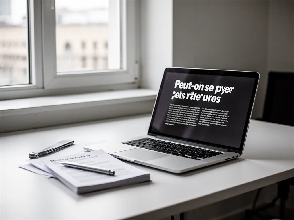 Un smartphone affichant l'application Mon Compte Formation, posé sur un bureau à côté d'un cahier de notes et d'un stylo